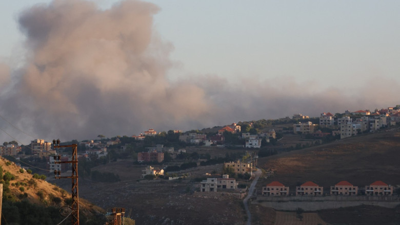 Hezbollah a atacat cu o „drona exploziva” o pozitie militara din nordul Israelului Imagine