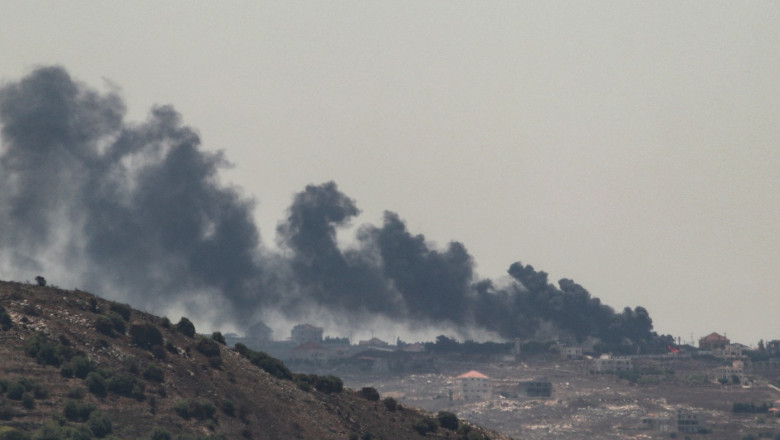 Hezbollah a bombardat nordul Israelului ca represalii, dupa ce trupele israeliene au ucis trei combatanti Imagine