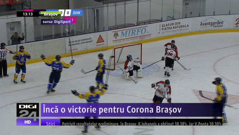 HOCHEI. Inca o victorie pentru Corona Brasov Imagine