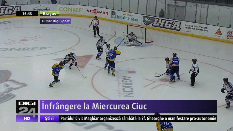 HOCHEI.  Infrangere la Miercurea Ciuc  Imagine