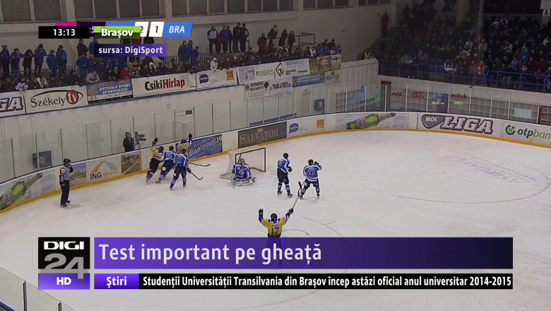 HOCHEI. Test important pe gheata Imagine