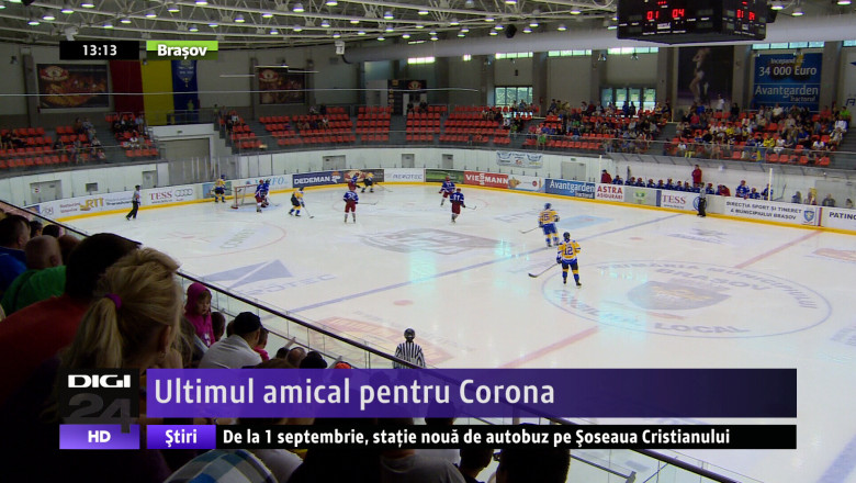 HOCHEI. Ultimul amical pentru Corona Imagine