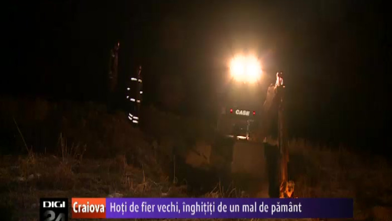 Hoti de fier vechi, inghititi de un mal de pamant in localitatea Coteana, judetul Olt Imagine