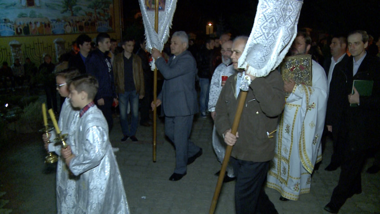 Hristos a inviat! Imaginile noptii de Inviere in Oradea Imagine