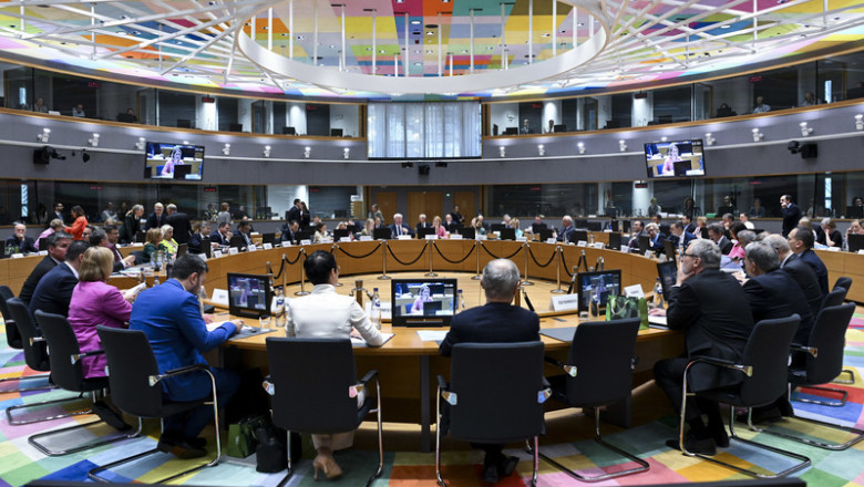 Hurezeanu, la reuniunea CAE, despre sprijinul UE pentru Ucraina si noile sanctiuni impotriva Rusiei Imagine