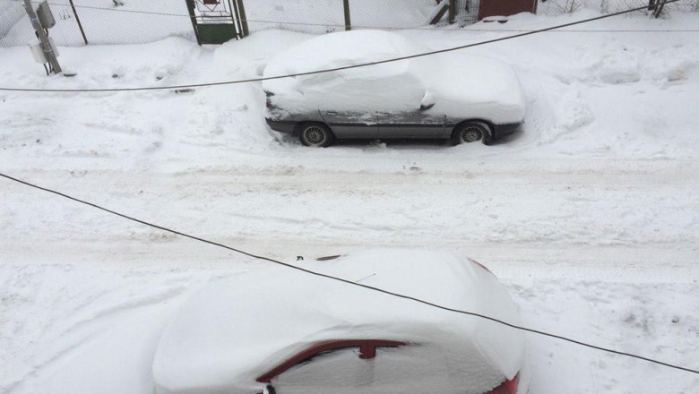 Iarna grea in Europa. Cod galben de viscol si ninsori in Bulgaria Imagine