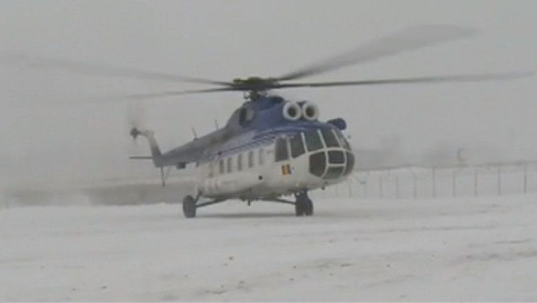 IARNA GREA. Niciun elicopter nu poate participa astazi la misiuni de salvare Imagine