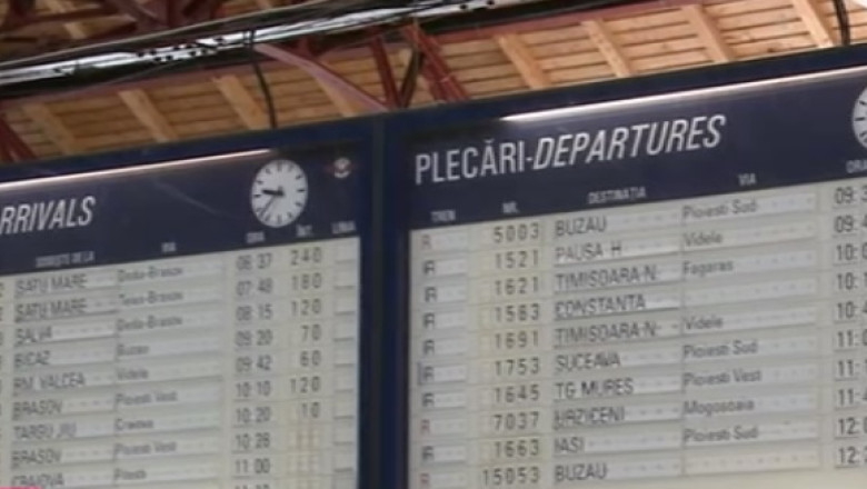 IARNA GREA. Peste 160 de trenuri au fost anulate. Altele au avut intarzieri chiar si de 11 ore Imagine