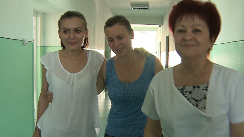 IASI. Fata operata de 5 ori dupa o sarcina extrauterina a plecat acasa Imagine