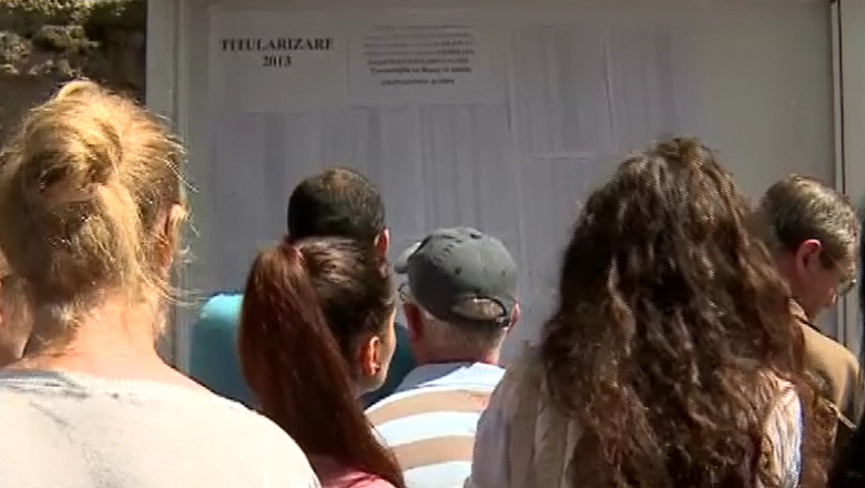IASI. Note slabe la examenul de titularizare - peste jumatate dintre candidati nu au reusit sa ia mai mult de 7 Imagine