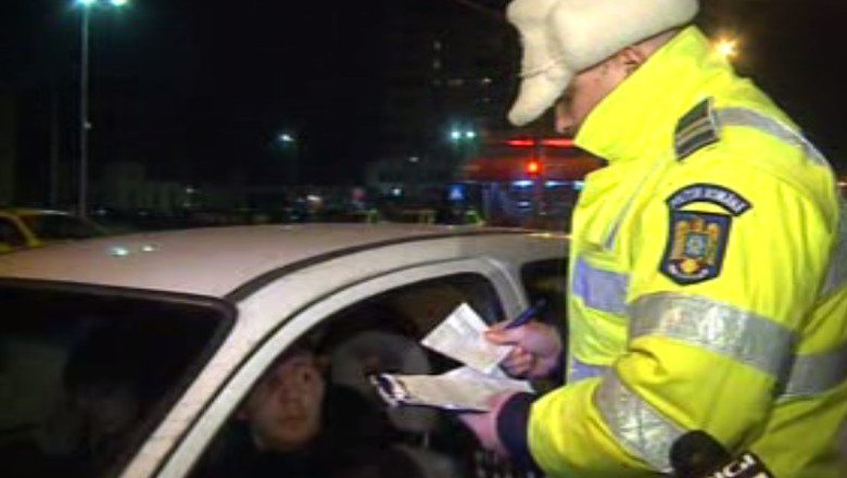 IASI. Prima ninsoare, primele controale in trafic Imagine