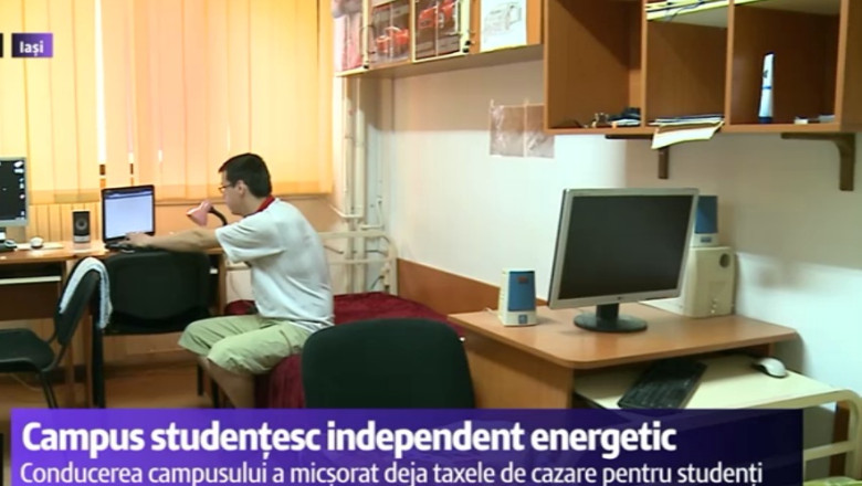 Iasi. Primul campus studentesc independent energetic. Urmarea – taxe mai mici in camine Imagine
