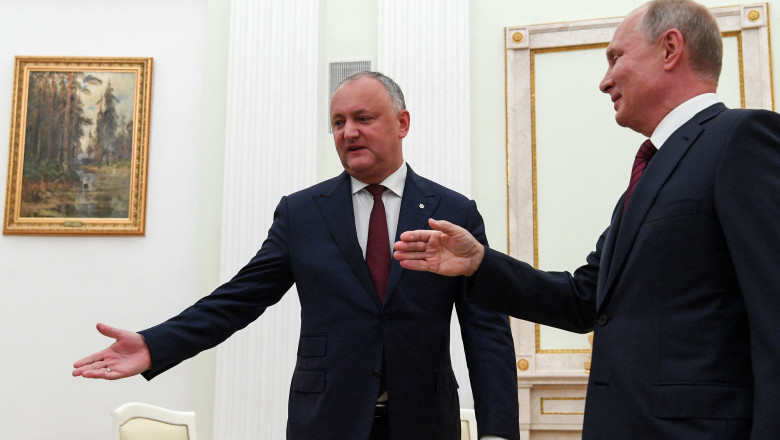 Igor Dodon s-a razgandit la cateva ore dupa ce a condamnat invazia Rusiei in Ucraina: „Daca Romania ataca Moldova, eu o sa condamn” Imagine