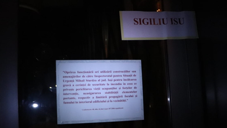 IGSU a controlat cluburi si discoteci din Bucuresti si doua judete. 4 au fost inchise pentru 60 de zile, 24 au fost amendate Imagine