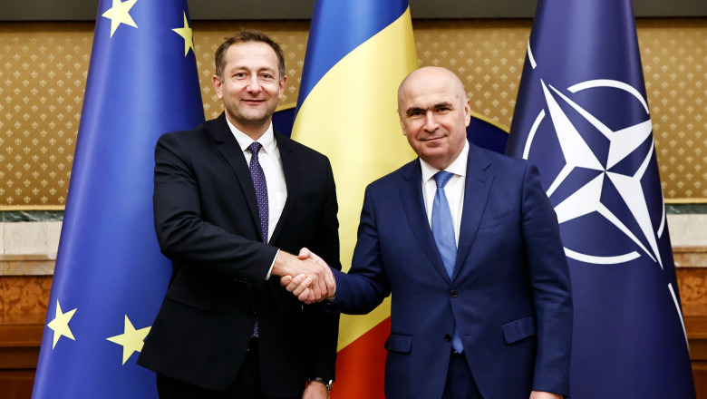 Ilie Bolojan, intalnire cu Christophe Hansen. Premierul a cerut un buget echilibrat pentru Politica Agricola Comuna Imagine