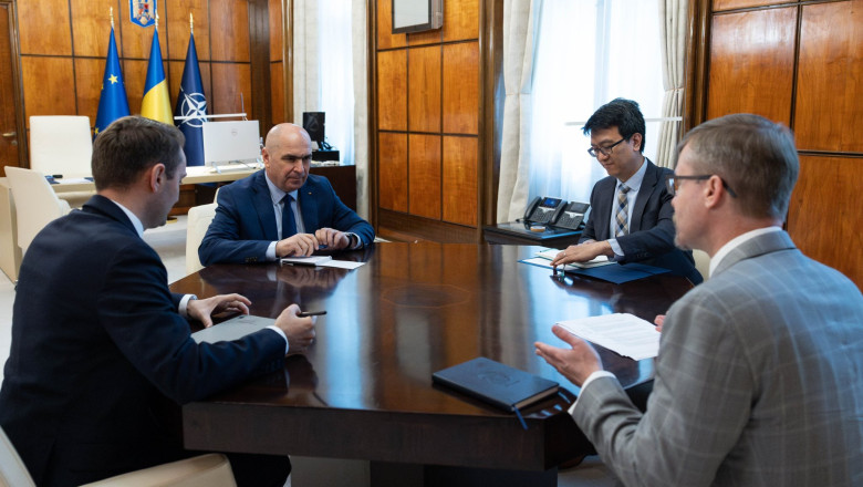 Ilie Bolojan l-a primit la Palatul Victoria pe insarcinatul cu afaceri al ambasadei SUA. „O intalnire productiva” Imagine