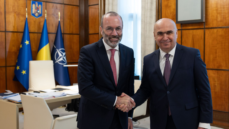 Ilie Bolojan s-a intalnit cu presedintele PPE, Manfred Weber. Ce au discutat cei doi oficiali Imagine