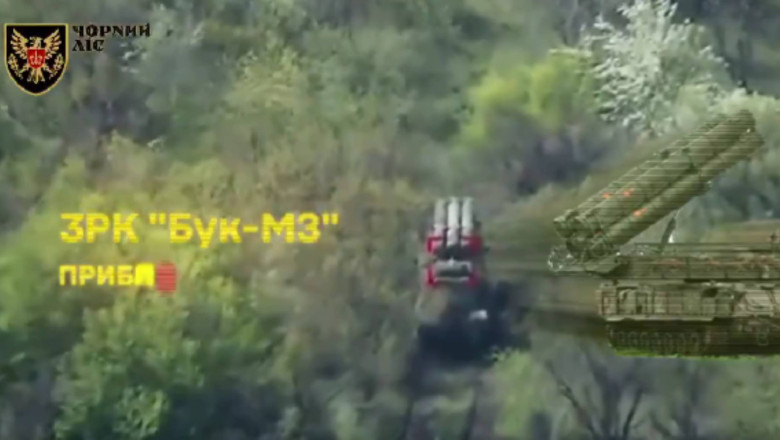 Imagini cu momentul in care Ucraina distruge un sistem rusesc de 45 de milioane de dolari: „Luptele continua” Imagine