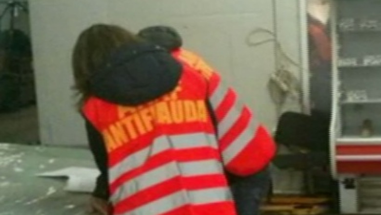 Imagini de la descinderile la mafia carnii. 106 perchezitii au avut loc la depozite din Bucuresti si 18 judete Imagine