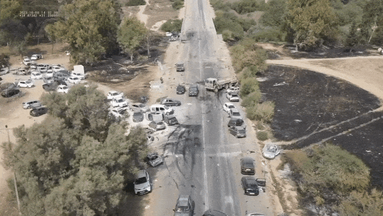 Imagini de la locul masacrului Hamas. Peste 260 de oameni au fost ucisi la „Festivalul Groazei”. Tineri rapiti de teroristi Imagine