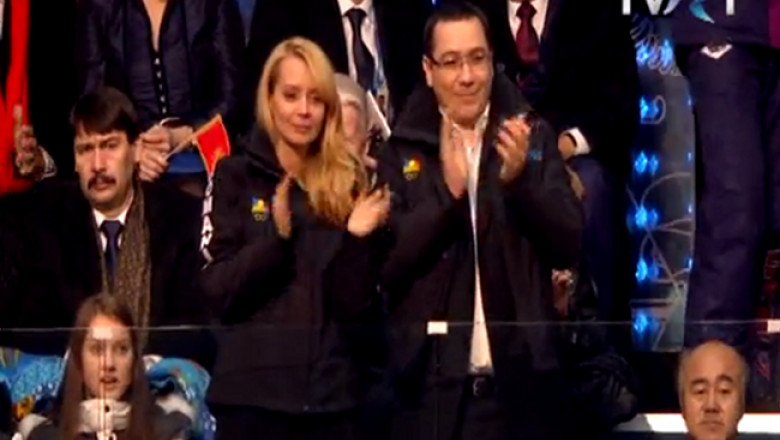 Imagini de la Soci, postate pe contul de Facebook al lui Victor Ponta Imagine