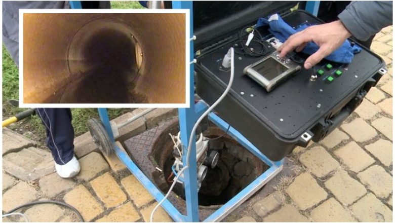 Imagini din labirintul de conducte din adancurile Timisoarei Imagine