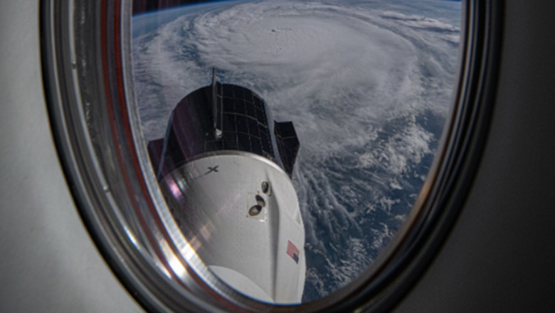 Imagini din spatiu cu uraganul Milton. Un astronaut NASA a filmat furtuna care urmeaza sa loveasca Florida Imagine