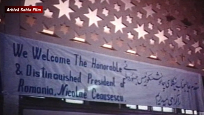 Imagini document. 19 decembrie 1989. A doua zi a vizitei lui Nicolae Ceausescu in Iran Imagine