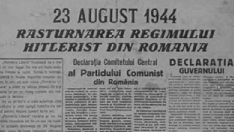 Imagini document. 1944: Filmul zilei de 23 august, rescris de comunisti Imagine