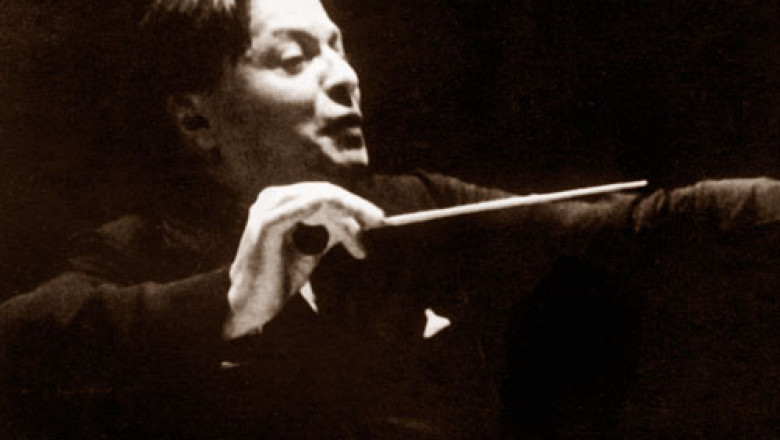 Imagini document. 1944: George Enescu canta pentru Armata Rosie Imagine