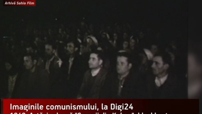 Imagini document. 1949. Satul intreg vizioneaza „Cazacii din Kuban” Imagine