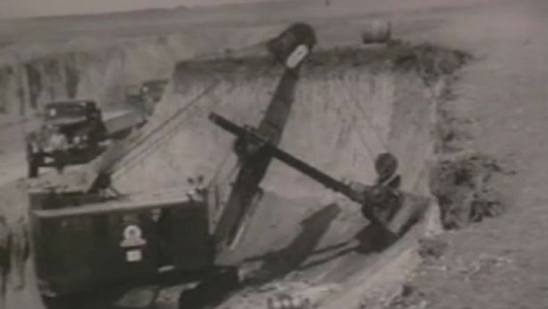 Imagini document. 1950: Incepe constructia Canalului Dunare-Marea Neagra Imagine