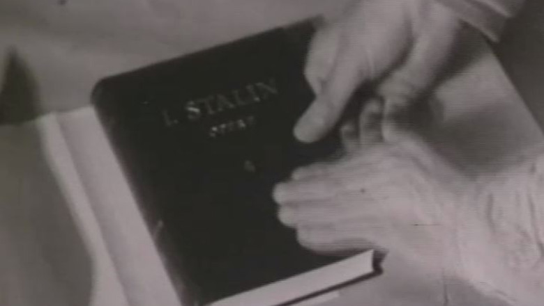 Imagini document. 1950 – Tiparirea noilor opere ale tovarasului Stalin Imagine