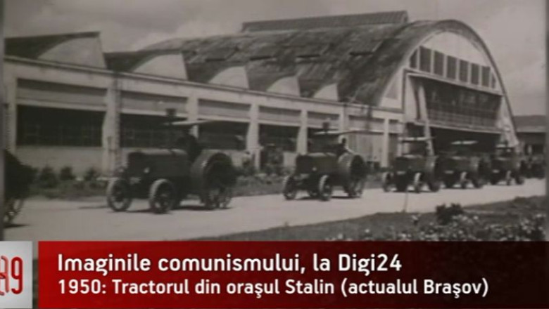 Imagini document. 1950 – Tractorul din orasul Stalin (actualul Brasov) Imagine