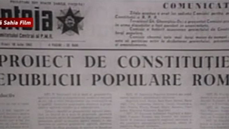 Imagini document. 1952: Adoptarea noii Constitutii, dupa modelul sovietic Imagine
