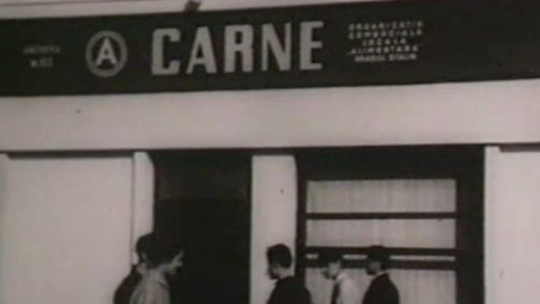 Imagini document. 1955: Alimentara din orasul Stalin (Brasov) Imagine