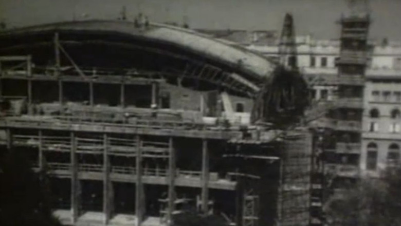 Imagini document. 1959. Se construieste Sala Palatului din Bucuresti Imagine