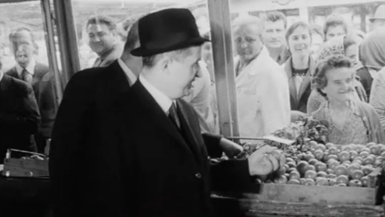 Imagini document. 1968: Nicolae Ceausescu, la Ziua Recoltei Imagine