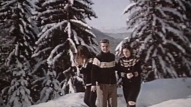 Imagini document. 1969. Familia Ceausescu la munte Imagine