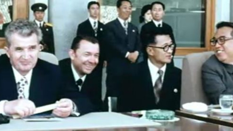 Imagini document. 1971: Vizita lui Ceausescu in Coreea de Nord Imagine
