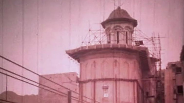 Imagini document. 1982 – mutarea Bisericii Schitul Maicilor in sase luni Imagine