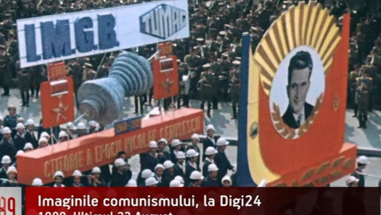 Imagini-document. 1989: ultimul 23 August pentru Nicolae si Elena Ceausescu Imagine