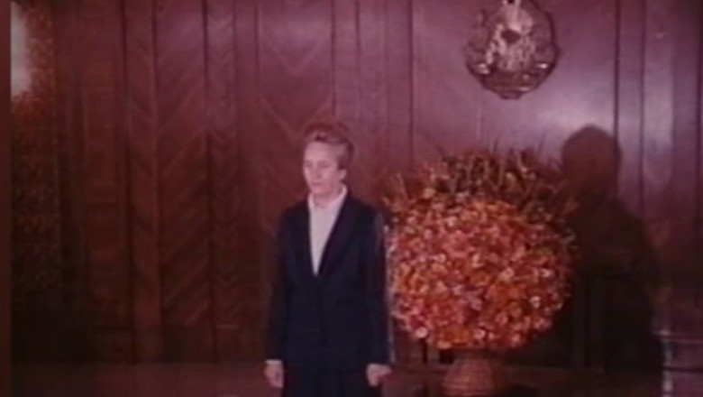 Imagini document. 7 ian. 1989: Ultima aniversare a Elenei Ceausescu Imagine