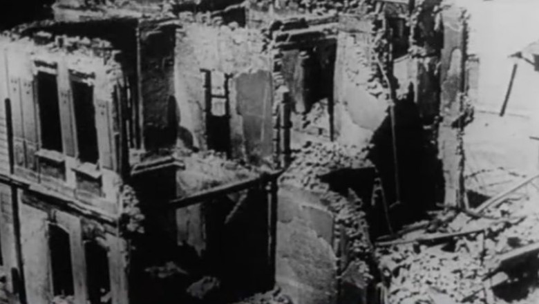 Imagini document. Bombardamentele de dupa 24 august 1944 Imagine