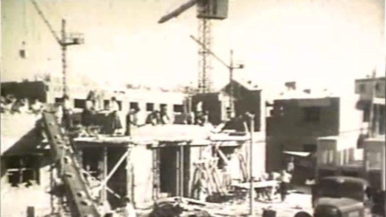 Imagini document. Bucuresti, 1960: „Gandim la umbra macaralelor” Imagine