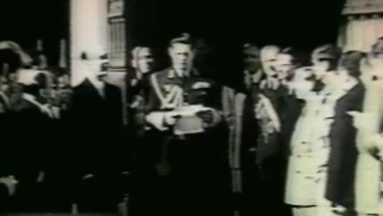 Imagini document. Discursul Regelui Mihai din 1946 Imagine