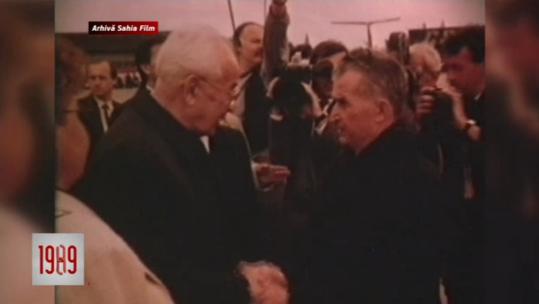 Imagini document. Nicolae Ceausescu, in vizita prieteneasca la Praga Imagine