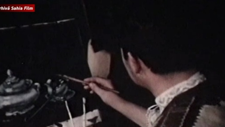 Imagini document. "La vechea scoala de pictura au venit fii de tarani saraci" Imagine