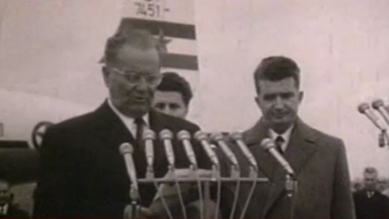 Imagini document. Vizita lui Tito in Romania, din 1966 Imagine