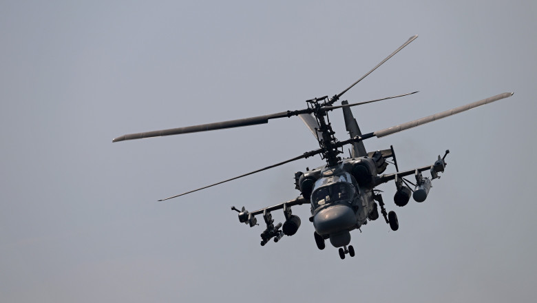 Imagini in premiera din timpul rebeliunii Wagner. Mercenarii lui Prigojin doboara un elicopter de atac Ka-52 al armatei lui Putin Imagine